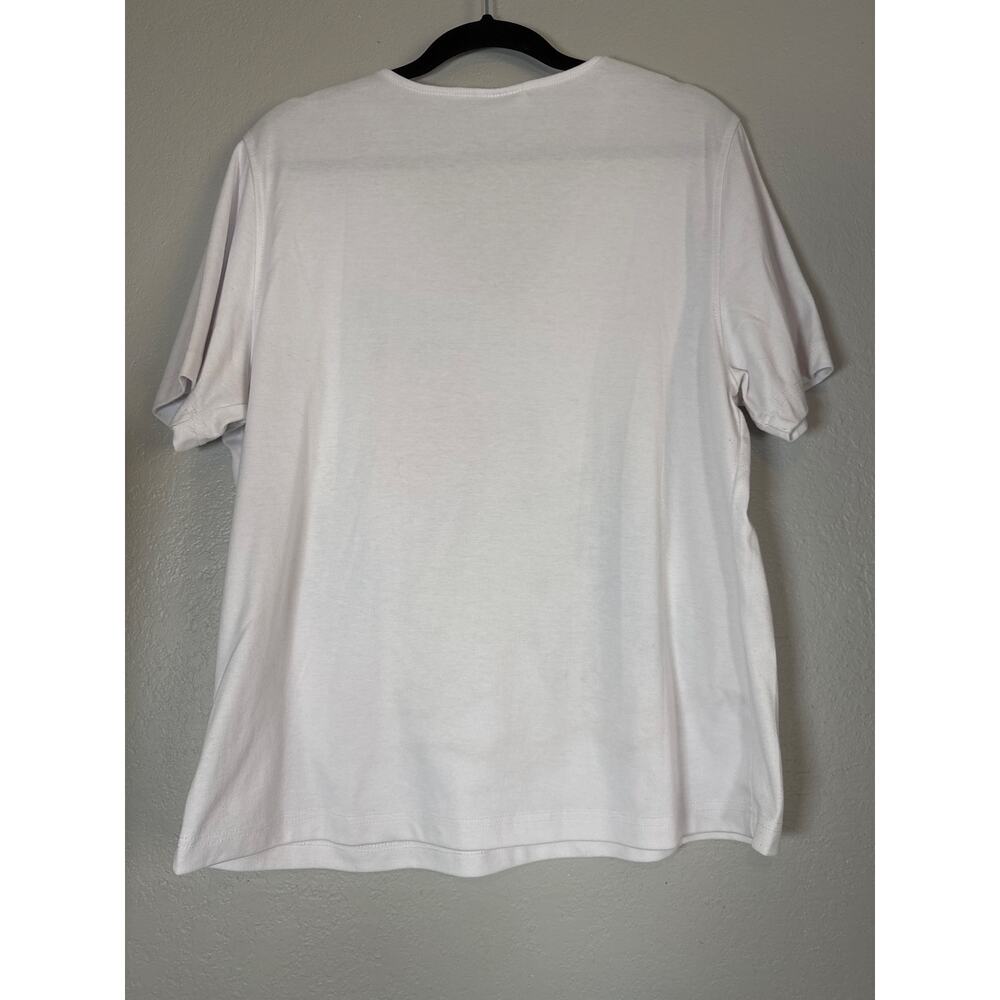 90s Colorful Seashell Embellished Top XL Ocean Sea Puffy Paint Handmade Look - Picture 5 of 10